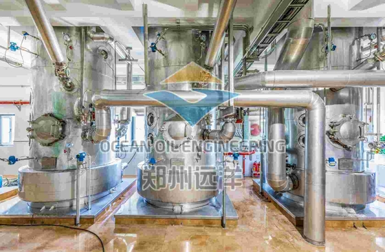 API 650 Oil Fractionation Plant With 250℃ Temperature And 3m Nozzle Height