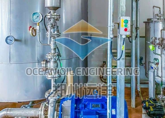 Esterification Process Biodiesel Production Line 380V With PLC Control  Fatty Acid Distillation