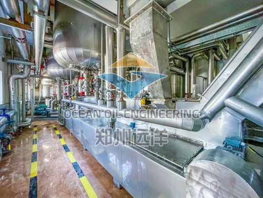 Chemical Refining Of Edible Oil 304 Stainless Steel And CS PLC Control System