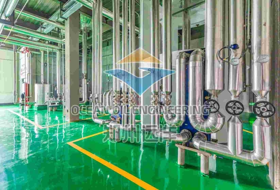 DN100 Nozzle Diameter Fractionation Equipment With 50mm Insulation Layer For Oil Refining