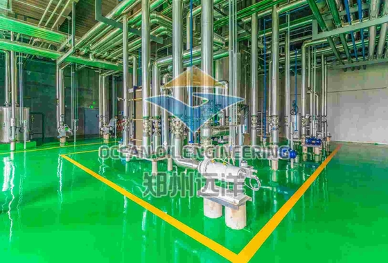 Continuous Edible Oil Refinery Plant 10-5000 TPD Capacity And Efficient Performance