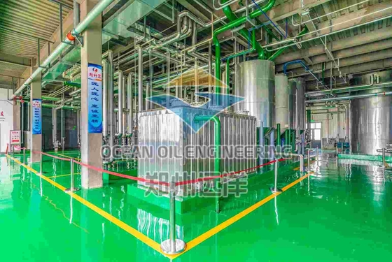 Stainless Steel Palm Oil Refinery Machine With Complete Civil Work Installation