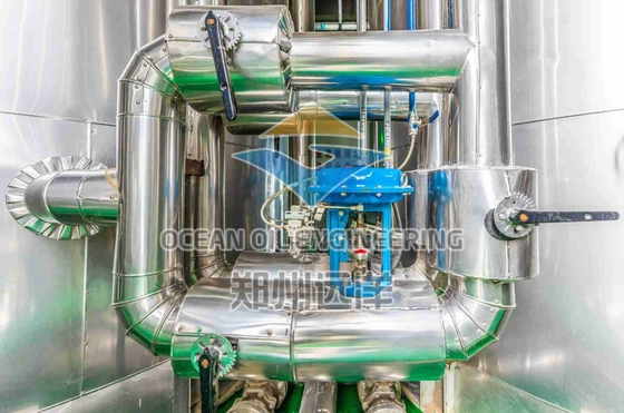 1500tons Oil Pretreatment Machine For Customized Temperature With Core Component Dryer
