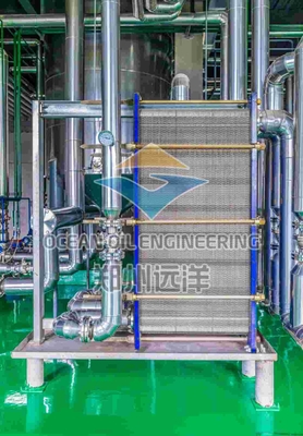 Decoloring Workshop Section Physical Refining Plant With Automatic Operation Mode