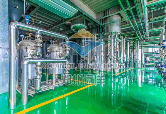 200 - 500TPD Edible Oil Refining Equipment For Oil Production Capacity