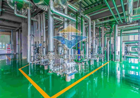 Deodorizing Section Chemical Refining Process For Environmentally Friendly Edible Oil