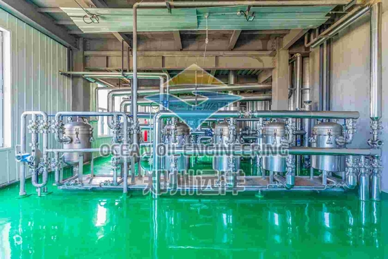 Stainless Steel Biodiesel Equipment 380V Voltage Water Cooling