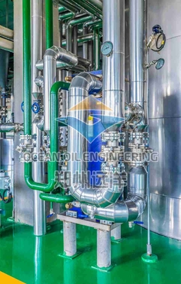 10-500 Tons/Day Biodiesel Equipment Water Cooling With PLC Control System