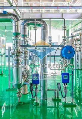 Temperature 200C Fractionation Plant API 650 For Palm Oil With Pressure 0.3MPa