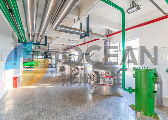 Patented Technology 30-1500TPD Edible Oil Refining Equipment Energy Saving