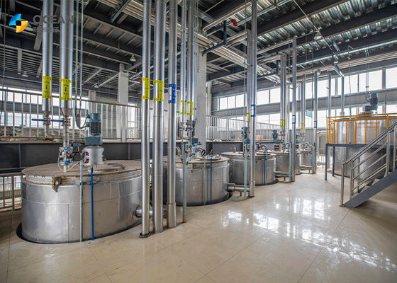 API 650 0.3MPa Palm Oil Fractionation Plant With Sand Blasting Surface Treatment
