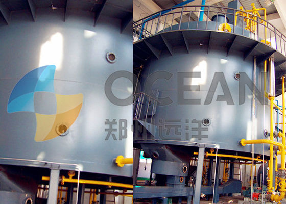 Rotate Extractor Rice Bran Solvent Plant Simple Structure Full Extraction