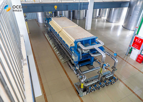 Human Machine Interface membrane filter press Plate Frame Filter Press