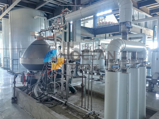 OEM Chemical Physical Refining Of Crude Palm Oil 30-1500TPD
