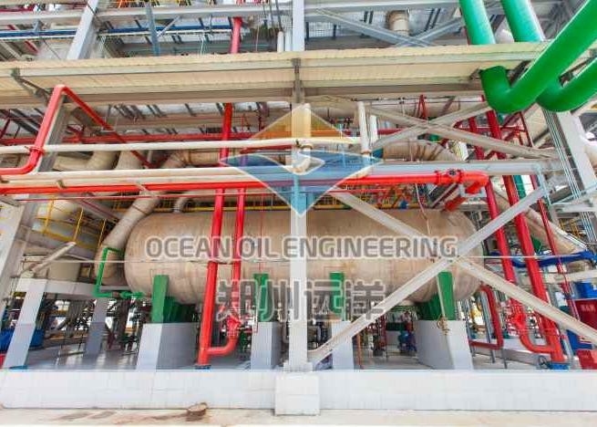 500TPD Edible Oil Physical Refining Equipment For Rice Bran Oil Production Line