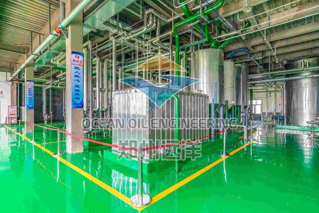 Stainless Steel Palm Oil Refinery Machine With Complete Civil Work Installation