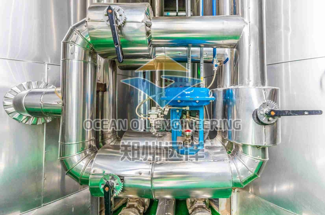 1500tons Oil Pretreatment Machine For Customized Temperature With Core Component Dryer